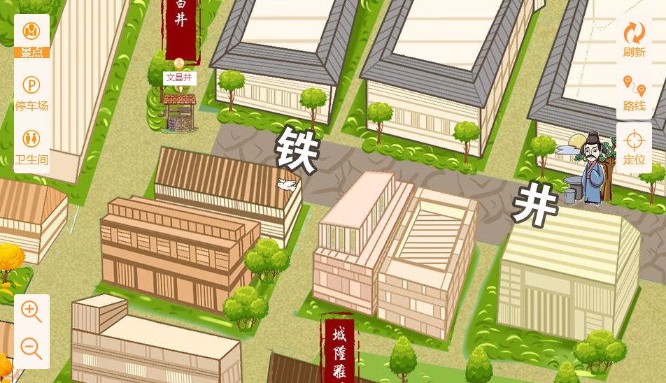 东城街道智慧景区：手绘地图与语音导览的完美融合